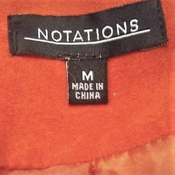 Faux Suede by Notations EUC M - Picture 2 of 6